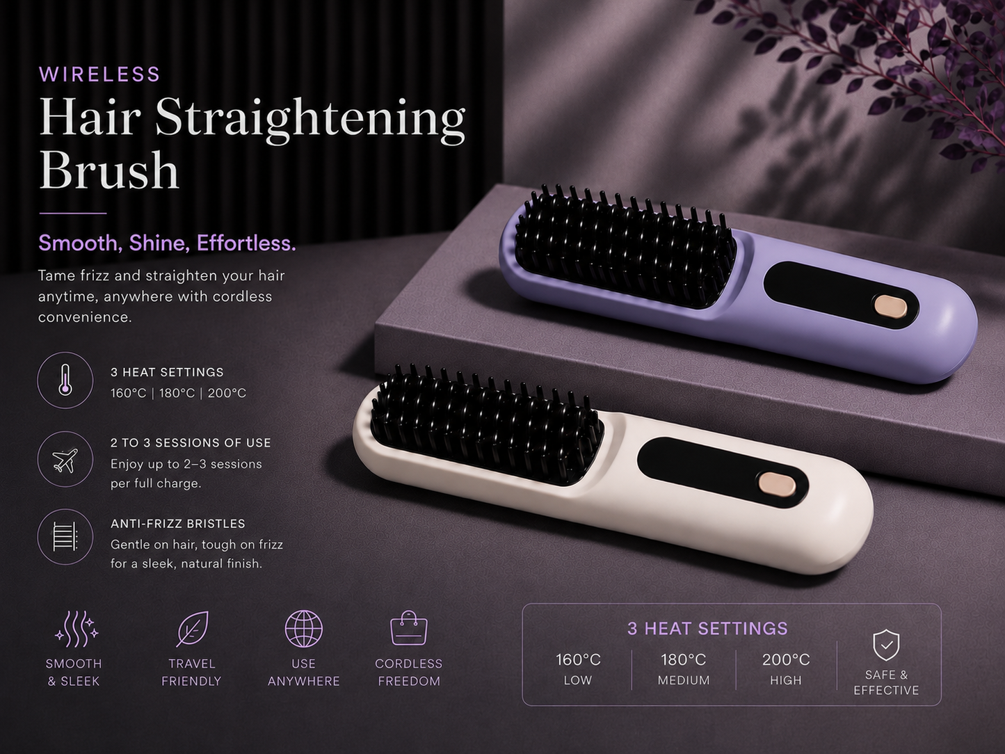 ZAVARI™ Straight Hair Comb