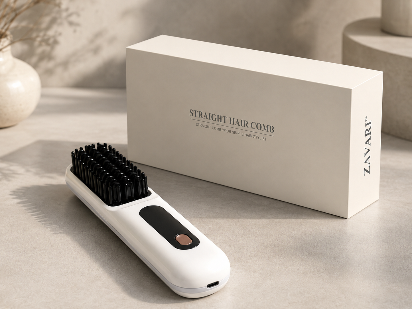 ZAVARI™ Straight Hair Comb