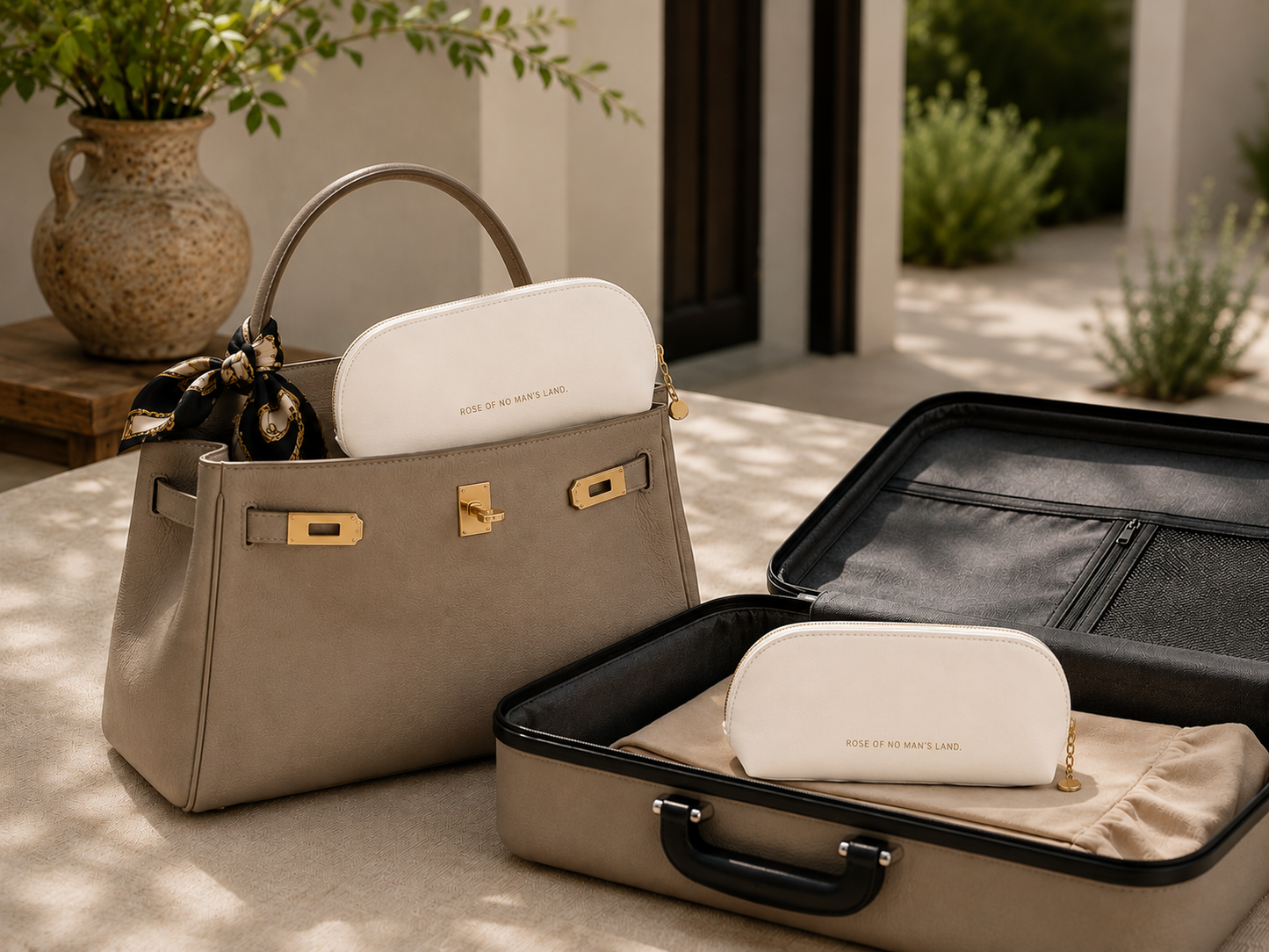 ZAVARI™ Leather Travel Pouch
